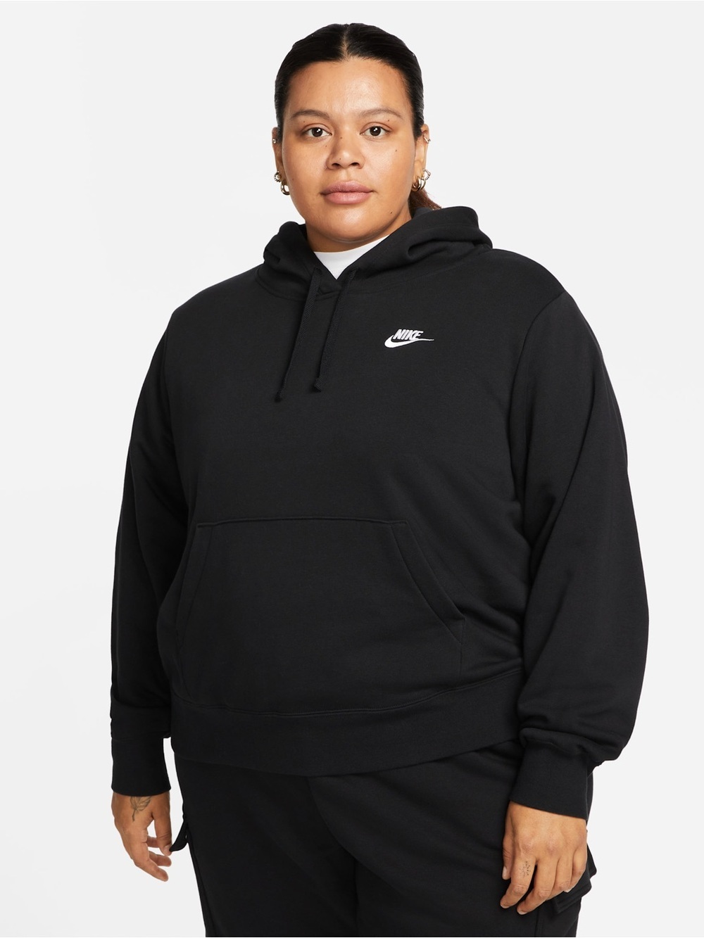 Nike Sportswear Club Fleece Women’s Pullover Hoodie Black 3X NWT Plus Size - Picture 1 of 6